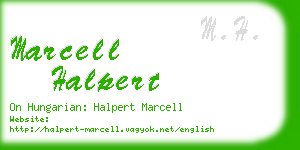 marcell halpert business card